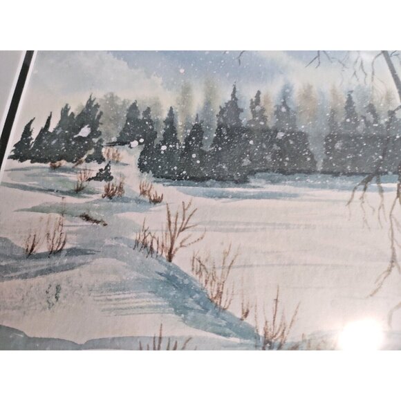 Original Water Color by Vera Dyck "Center Lake" Hastings Highlands Ontario 90's - Picture 6 of 12